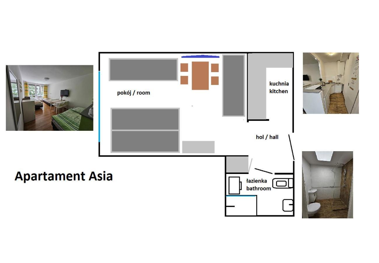 Apartamenty Asia คราคูฟ ภายนอก รูปภาพ